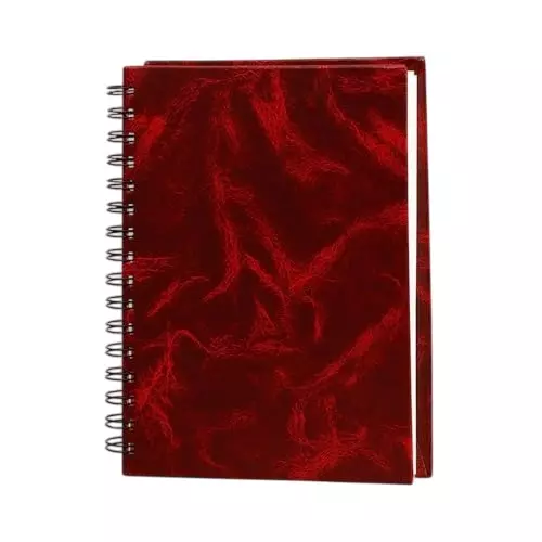 PAPERLLA Twin Wire Hardbound Sketchbook Diary 120 Page Plain 8.5 x 6.5 Inch Size 160 GSM Paper, C02825