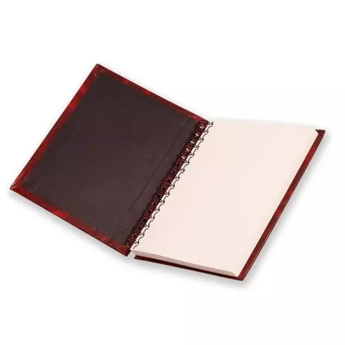 PAPERLLA Twin Wire Hardbound Sketchbook Diary 120 Page Plain 8.5 x 6.5 Inch Size 160 GSM Paper, C02825