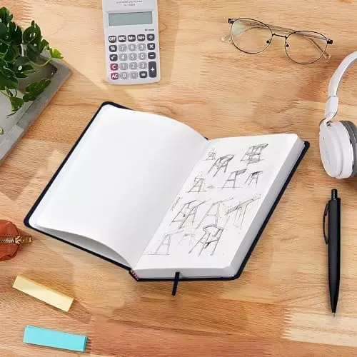 PAPERLLA Classic Notebook A5 Cardboard Cover Squared, C01875