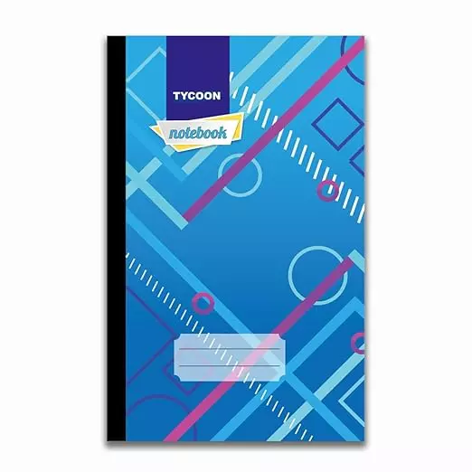Tycoon Long Notebook 240 Pages Single Line Hard Cover (Pack of 5)