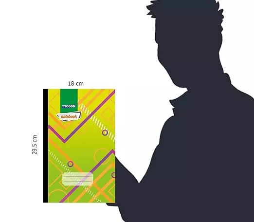 Tycoon Long Notebook 240 Pages Single Line Hard Cover (Pack of 5)