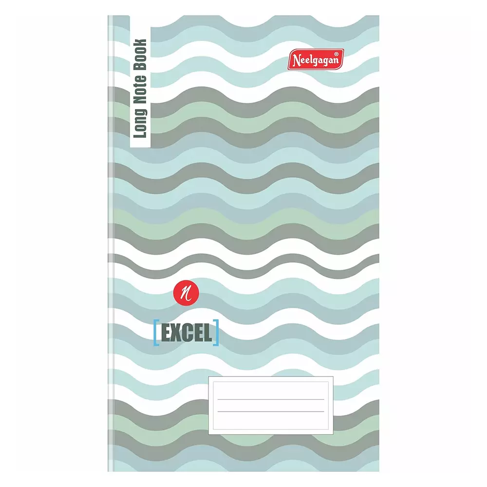 Neelgagan Excel Register 144 Page Assorted Color For Office, School, Home (Pack of 10)