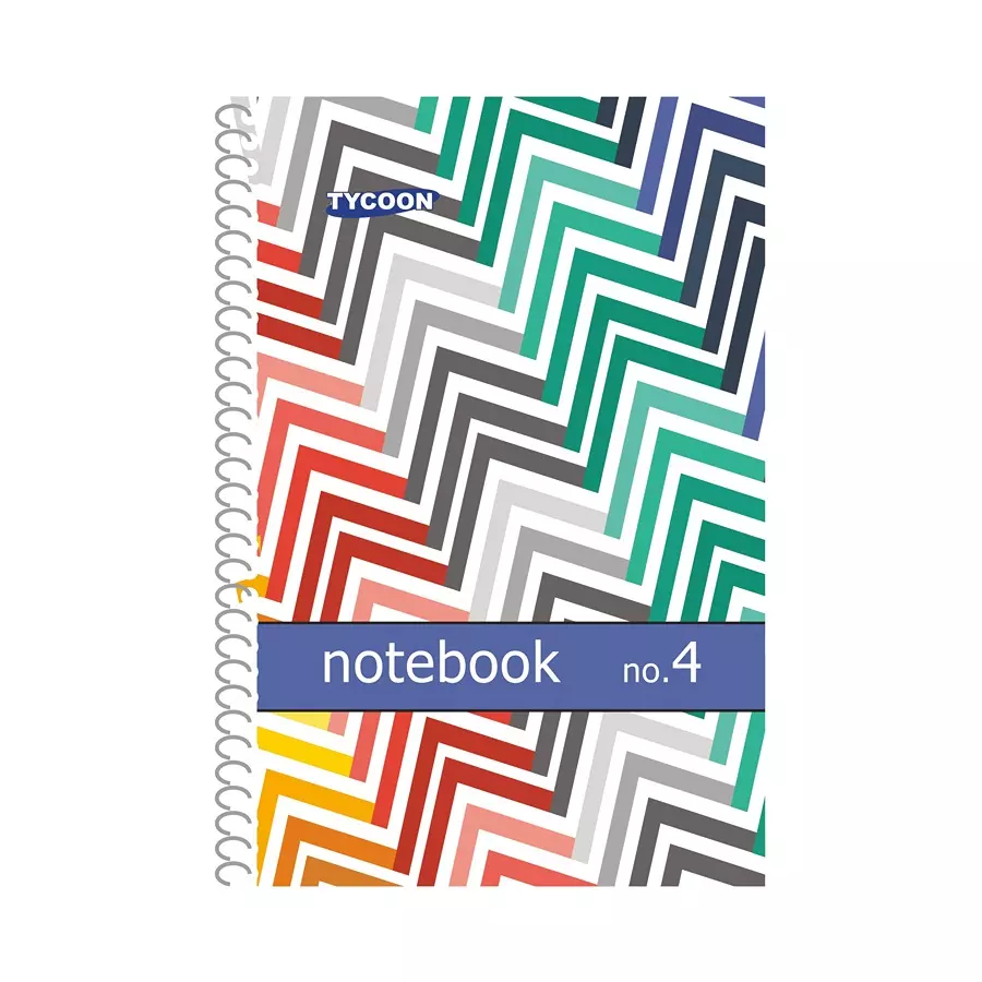 Tycoon Spiral Notebook No. 4 80 Pages 14x22 cm 60 GSM (Pack of 20)