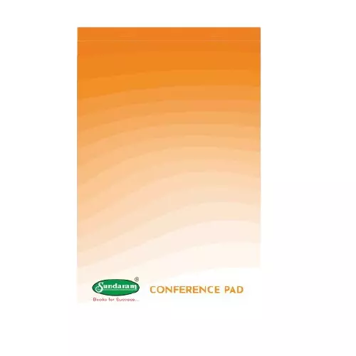 Sundaram Soft Bound Conference Pad 10 Pages 14 x 21.5 cm Assorted, CP-1