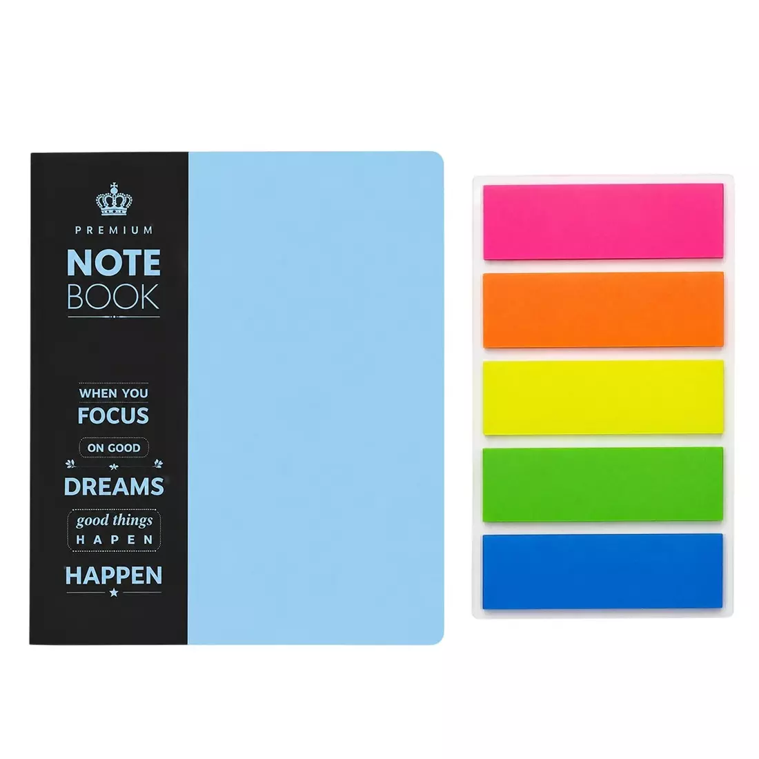 Oddy Wiro Note Pad with Sticky Notes Kit 160 Pages White A5 Paper for Home, Office & School, WNP-RS-A5-160