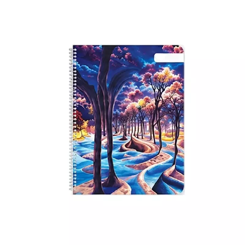 Oddy Spiral Note Pad 3 Subject 240 Pages White A4 Paper for Home, Office & School, MSNP-A4-240 3S