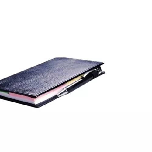 PAPERLLA Memo Note Pad & Note Book With Sticky Notes & Clip Holder 20 Sheet Plain Paper White, C0408A (Set of 5)