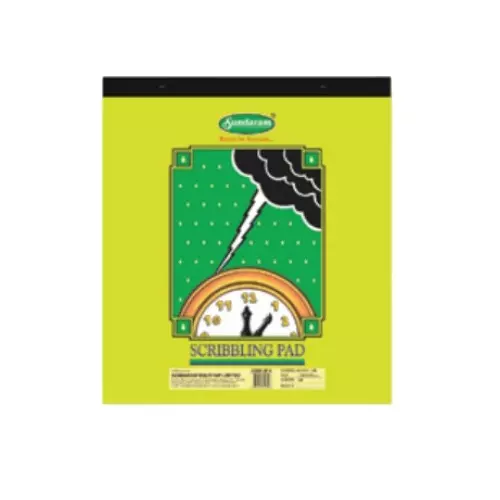 Sundaram Single Line Scribbling Pad 80 Leaves (160 Pages) 18.5 x 21.5 (1/6) Assorted, SP-9