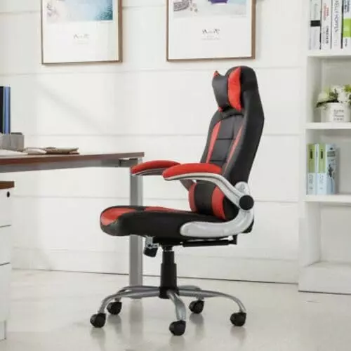 Chair Choice Comfortable Gaming Chair Faux Leather Ember Storm