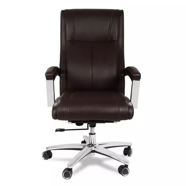 Ib basics Brown Leatherette Affarista Premium Ergonomicanomic Big & Tall Executive Office Chair