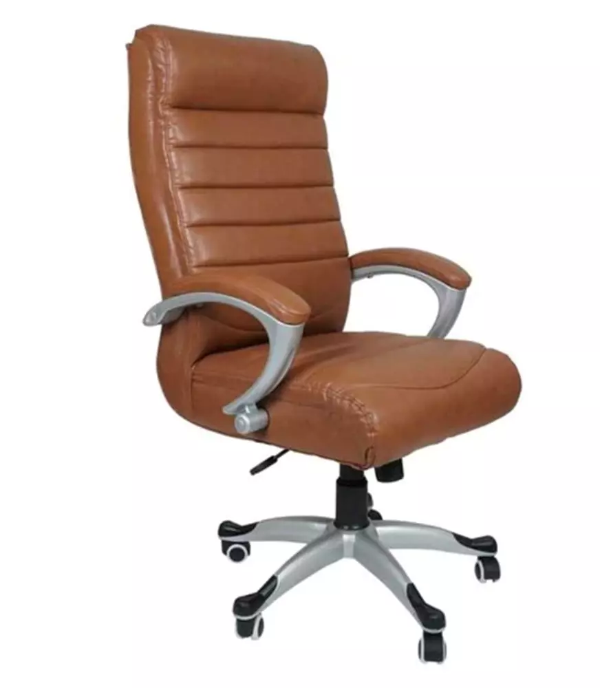 Modern India Seating High Back Manager Chair Brown Mi44