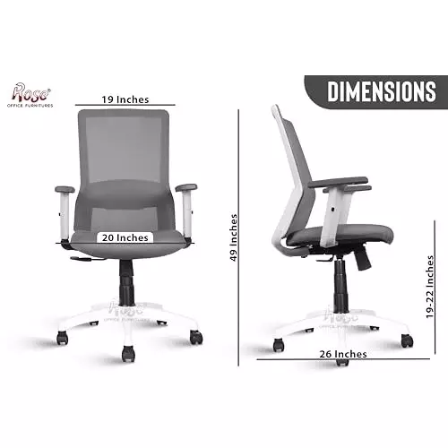 rose-filo-ergonomic-office-chair-with-armrest-mid-back-white-grey