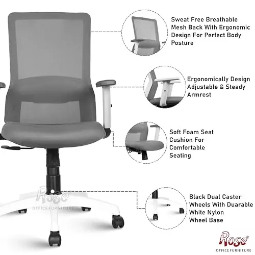 rose-filo-ergonomic-office-chair-with-armrest-mid-back-white-grey
