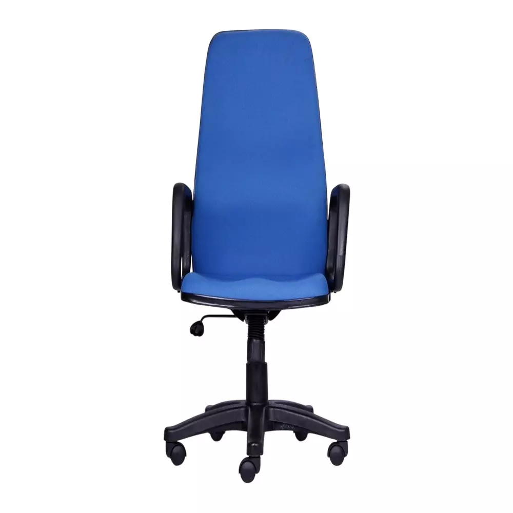 SAHANI Medium Back Revolving Office Chair Fabric Arm Rest Blue, SSF-05