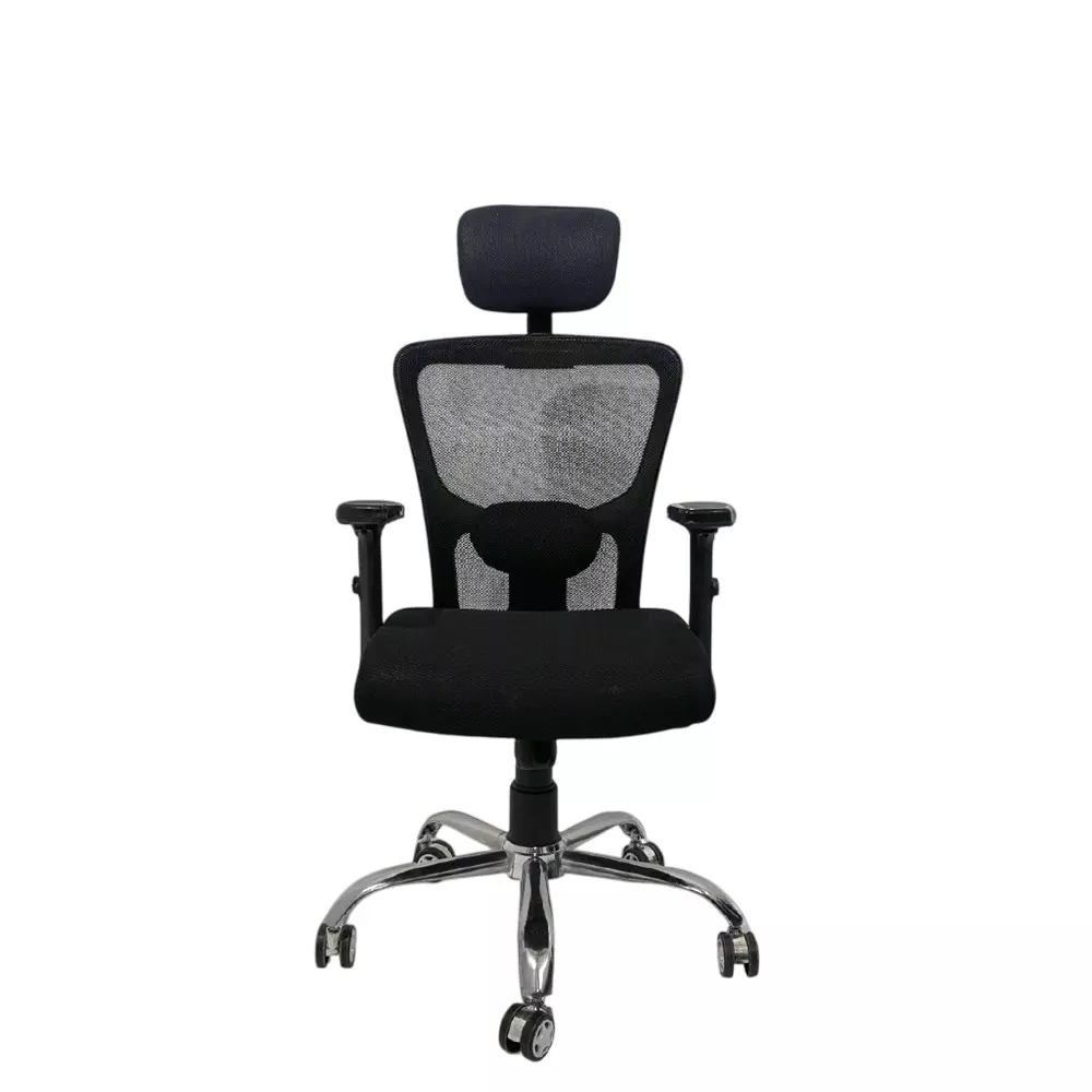 MY CUBICLES Majesty Executive Office Chair High Back Polyurethane Foam Weight Capacity Upto 115 Kg Black, MC0092