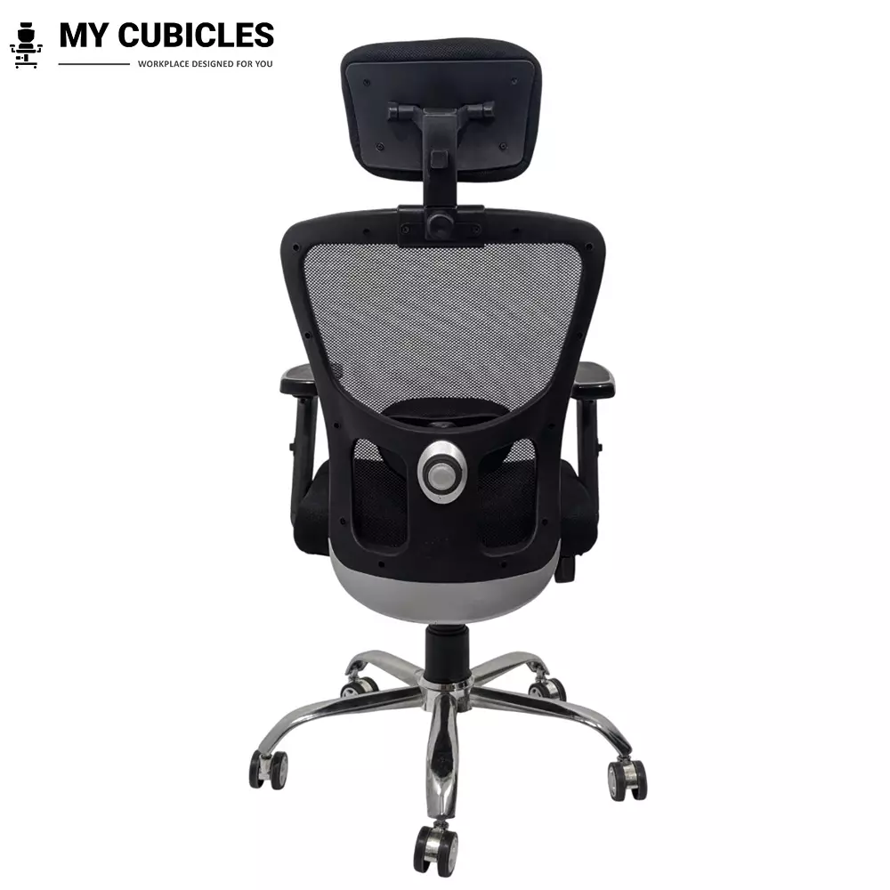MY CUBICLES Majesty Executive Office Chair High Back Polyurethane Foam Weight Capacity Upto 115 Kg Black, MC0092