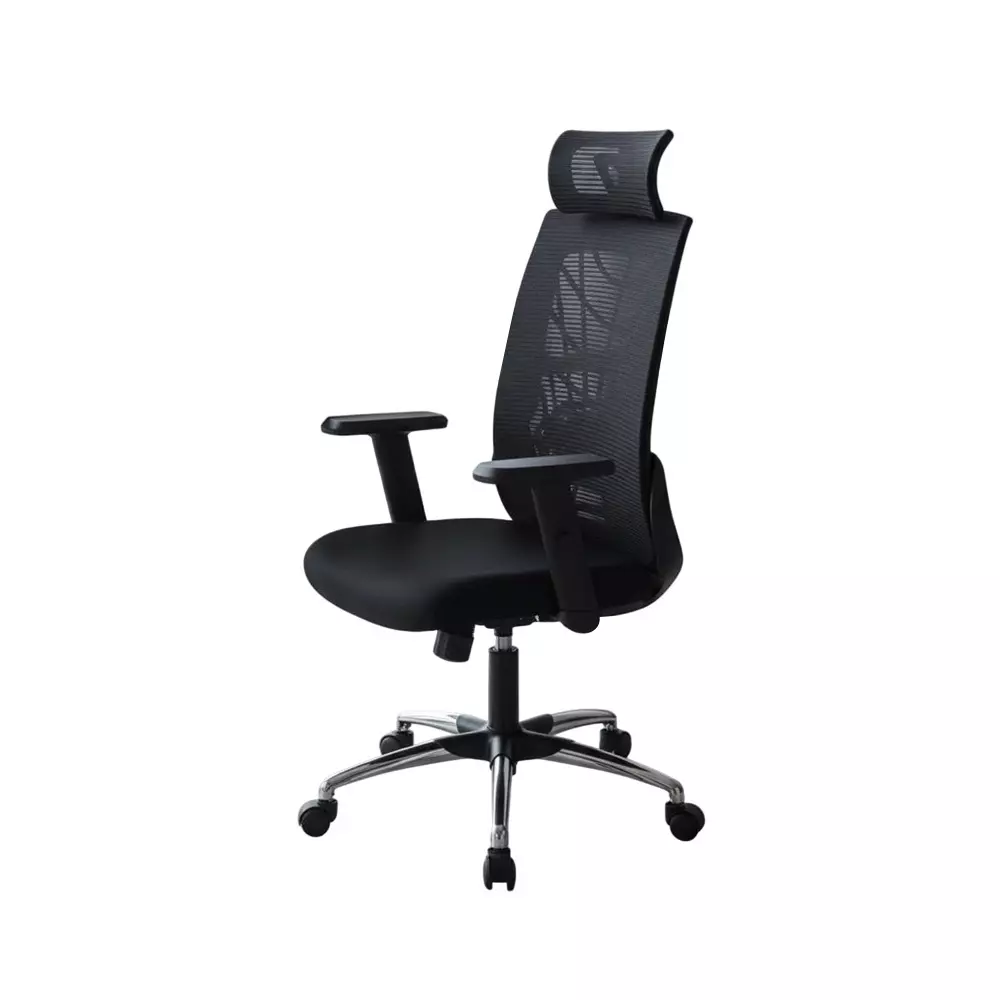 Activa Cyber Ergonomic Computer Chair with Arm Rest or Adjustable Headrest High Back Mesh Fabric Lumbar Support for Home, Office Or Living Room