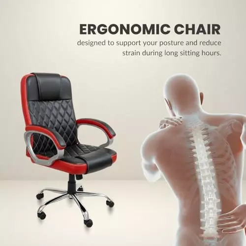 activa-kohinoor-executive-executive-office-chair-with-cushioned-seat-arm-rest-high-back-upholstered-leather-red-black-for-home-gaming-office-use