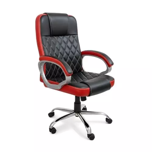 activa-kohinoor-executive-executive-office-chair-with-cushioned-seat-arm-rest-high-back-upholstered-leather-red-black-for-home-gaming-office-use