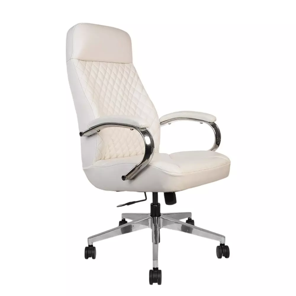 Buy Rose Big Bucket Revolving Office Chair ‎High Back White India