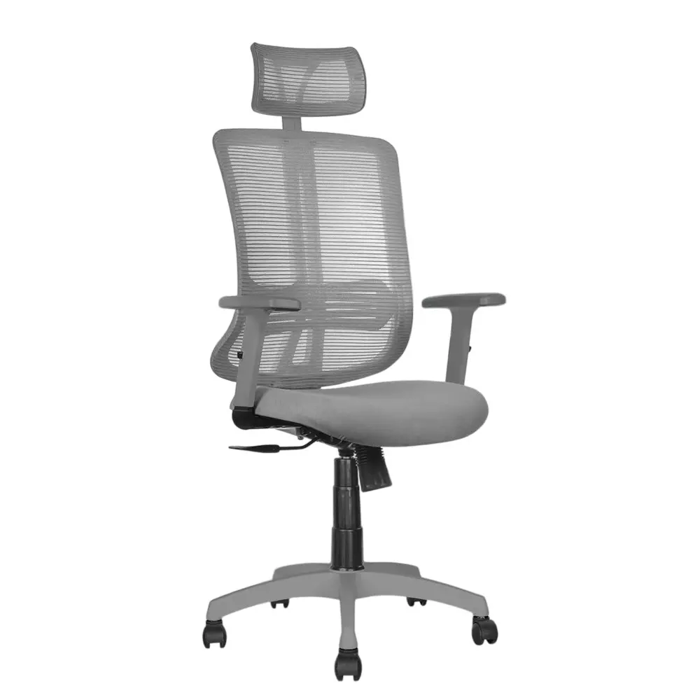 Rose Wave Ergonomic Office Chair ‎High Back Grey India