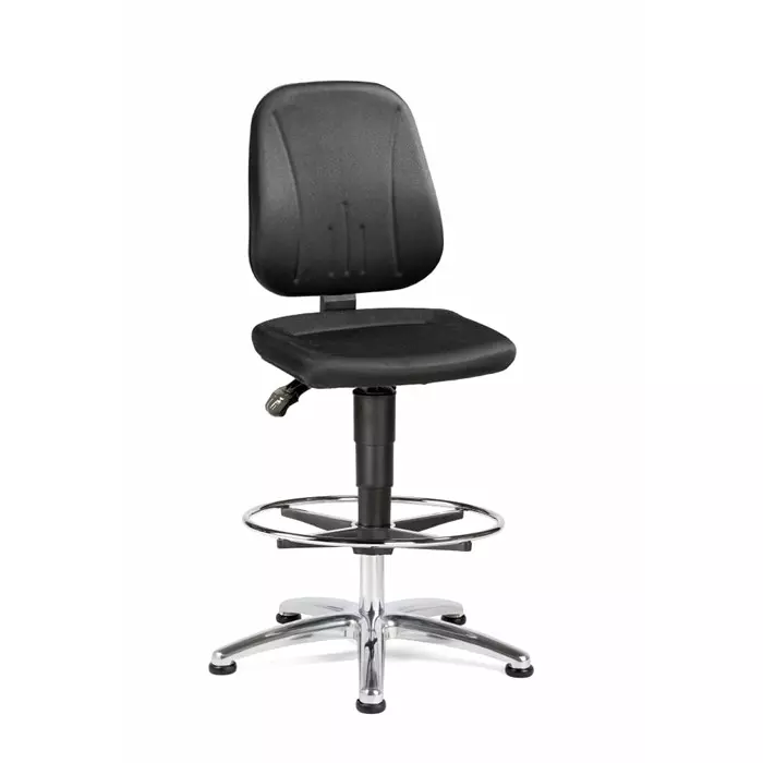 Treston Black Fabric Desk Chair 120 Kg Weight Capacity, C35BL-ESD