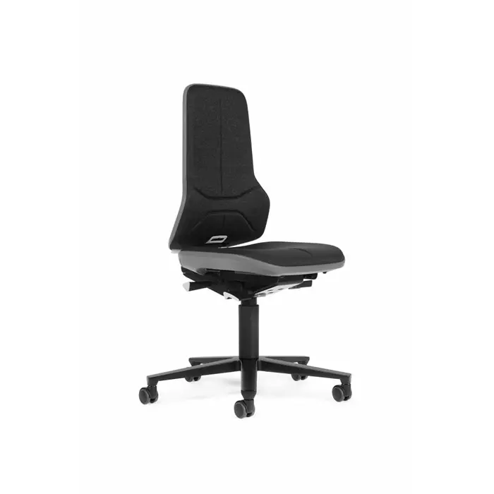 Treston Black Fabric Desk Chair 120 Kg Weight Capacity, C50BL-G-ESD