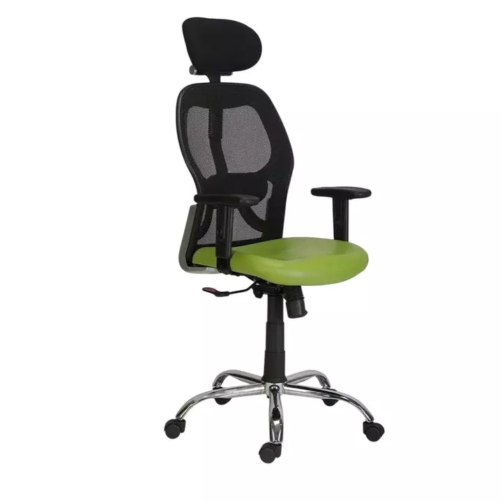 SAHANI Matrix High Back Office Chair Mesh Fabric Arm Rest Green, SSF-01