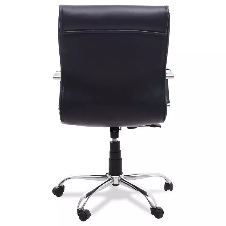 Ib basics Black Leatherette Medium Back Ergonomicanomic Desk Chair