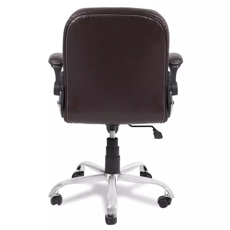 Ib basics Dark Bown Leatherette tudzy Low Back Office Desk Chair