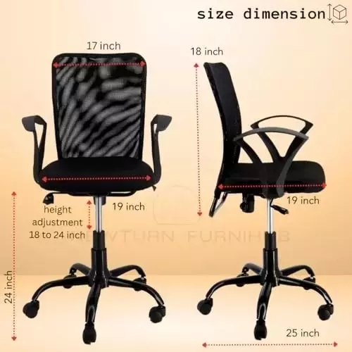 newturn-sigma-office-chair-with-fixed-armrest-18-inch-457-mm-size-moulded-foam-mesh-black-for-study-home-office-pack-of-2-pcs
