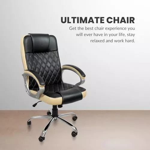 activa-kohinoor-executive-executive-office-chair-with-cushioned-seat-arm-rest-high-back-upholstered-leather-beige-black-for-home-gaming-office-use
