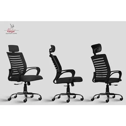 Rose Elite Ergonomic Office Chair High Back Black India