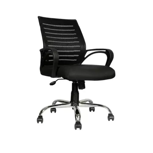 SAHANI Medium Back Ergonomic Office Chair Mesh Fabric Arm Rest, SSF-03