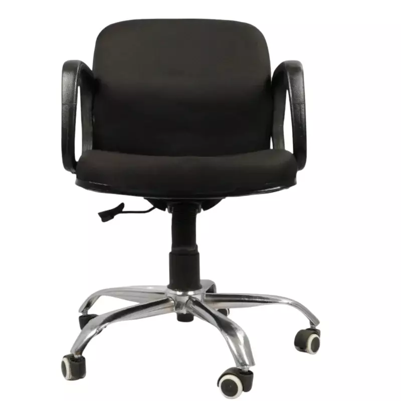 SAHANI Mid Back Office Chair Leatherette Arm Rest Black 1, SSF-20