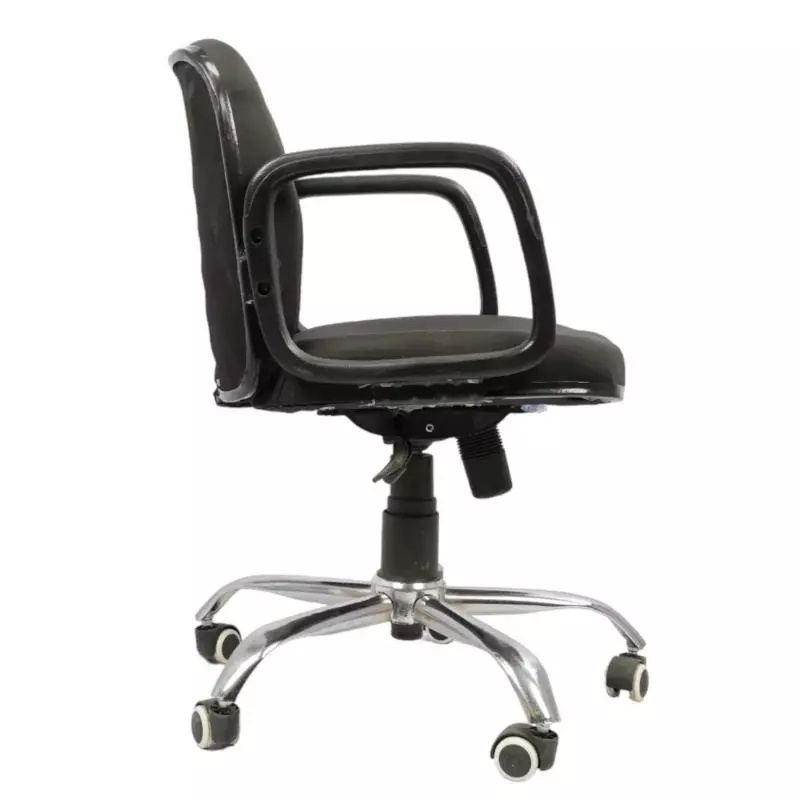 SAHANI Mid Back Office Chair Leatherette Arm Rest Black 1, SSF-20