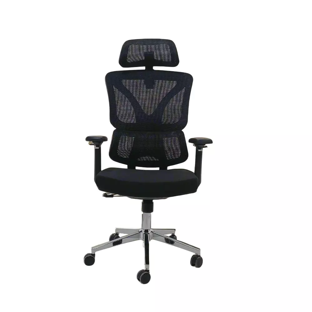 MY CUBICLES Ergo Gladiator Executive Office Chair High Back Polyurethane Foam Weight Capacity Upto 120 Kg Black, MC0077