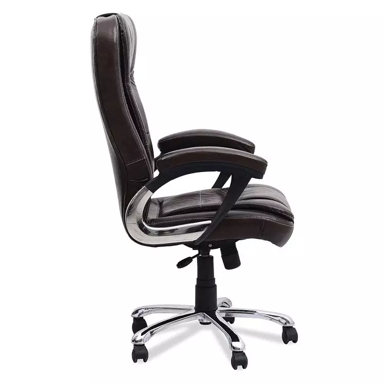 Ib basics Brown Leatherette Dolcezza High Back Office Chair
