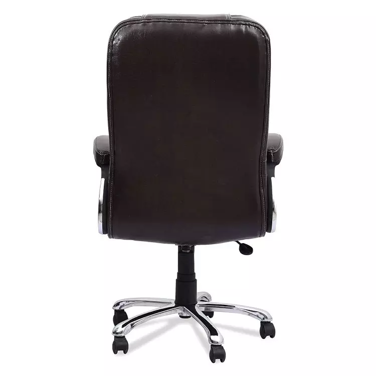 Ib basics Brown Leatherette Dolcezza High Back Office Chair