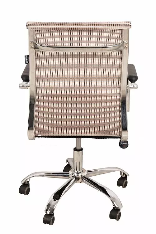 Ib basics Beige Mesh Executive Revolving Chair