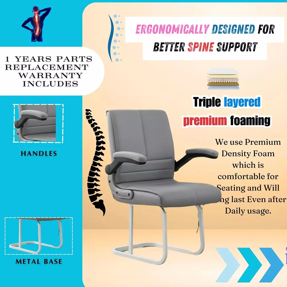 maxson-office-visitor-waiting-client-chair-with-flip-up-handles-double-support-legs-150-kg-weight-capacity-synthetic-leather-upholstery-brown