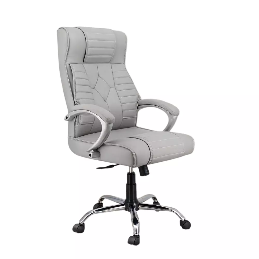 NEWTURN Galaxy Office Chair With Armrest Grey Color