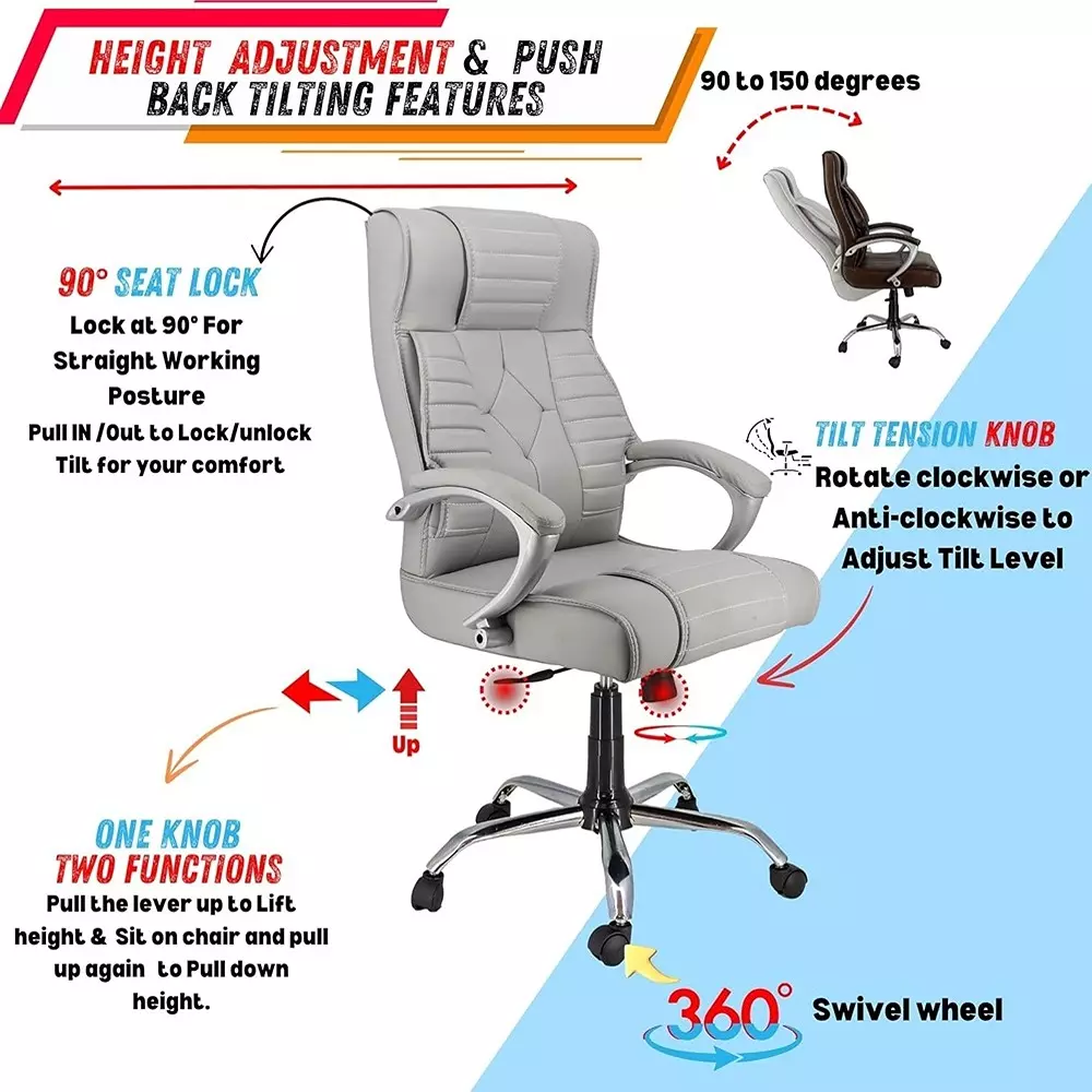 newturn-galaxy-grey-office-chairs-grey-50-x-50-x-80-cm