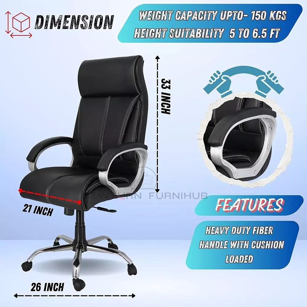 newturn-ranger-premium-office-chair-office-chairs-black-42-x-42-x-42-cm