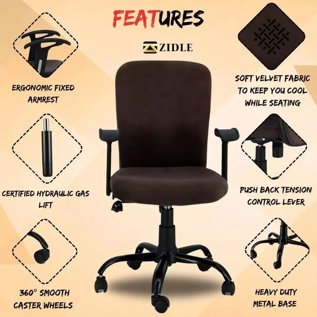 zidle-rainbow-adjustable-back-office-chair-with-armrest-leatherette-wood-1143x6096-cm-brown-for-study-home-office-pack-of-2-pcs