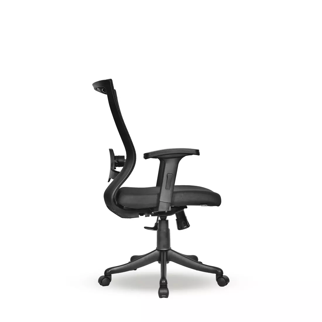 Mango Blossom Majesty Black Mid Back Office Chair