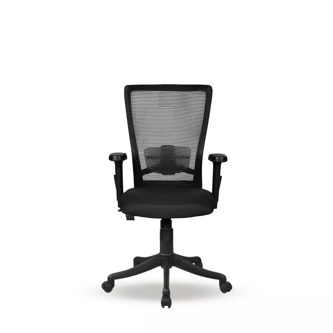 Mango Blossom Majesty Black Mid Back Office Chair