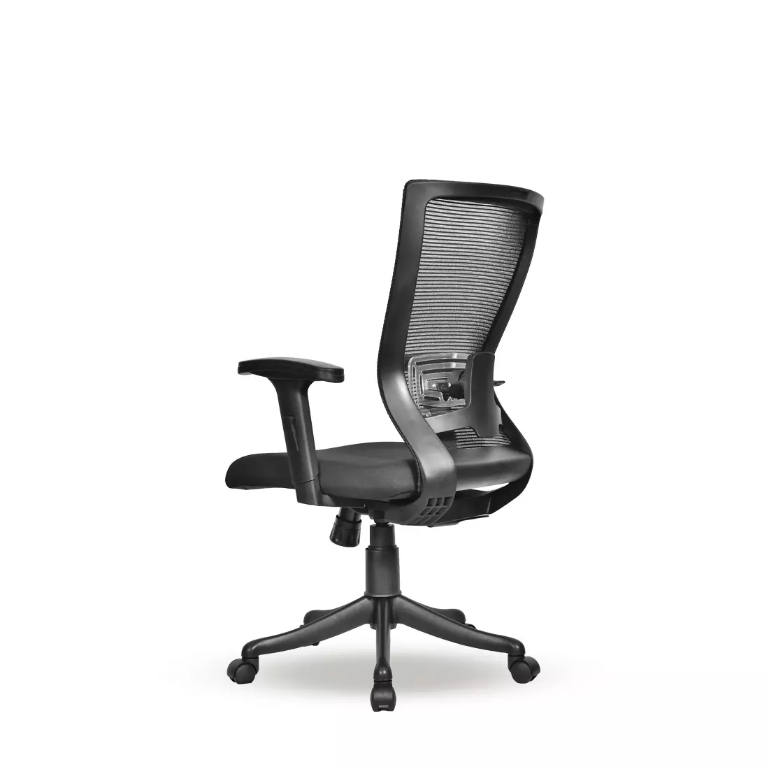 Mango Blossom Majesty Black Mid Back Office Chair