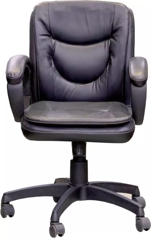 caddy-mis162-black-pu-leatherette-office-chair