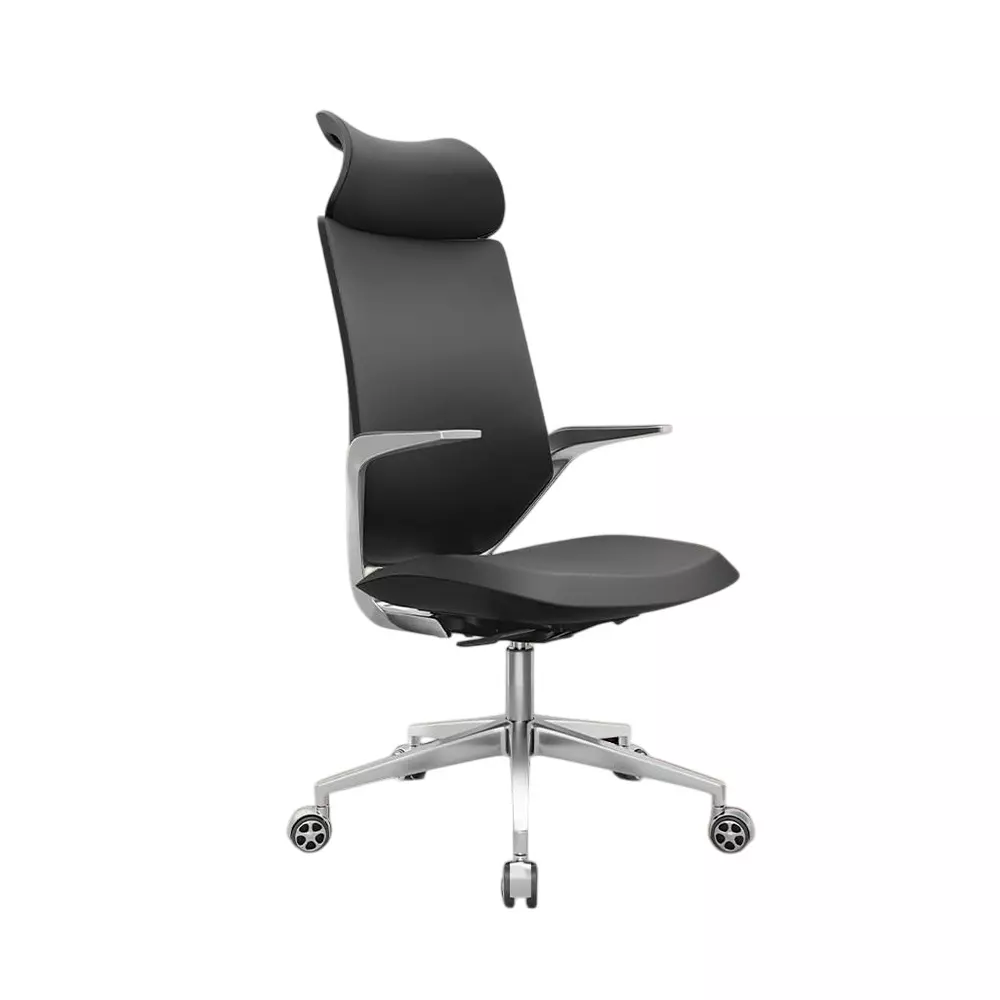 Rose Pablo Office & Home Chair ‎PU Leatherette High Back Black India